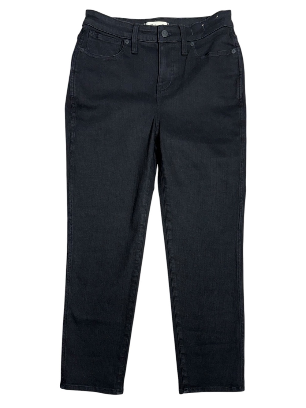 Madewell Petite Curvy Stovepipe Jeans 29P Black Rinse High Rise Straight NWT - Picture 5 of 7